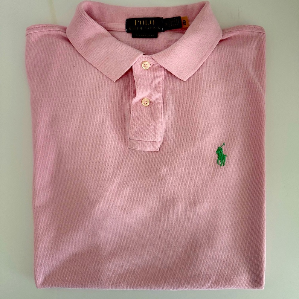 Polo Ralph Lauren Men’s Polo Shirt – Medium – Pink NWOT Condition!  Never Worn